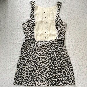 NWT Kimchi Blue June Boatneck Bib Collar Mini Dress L Urban Outfitters